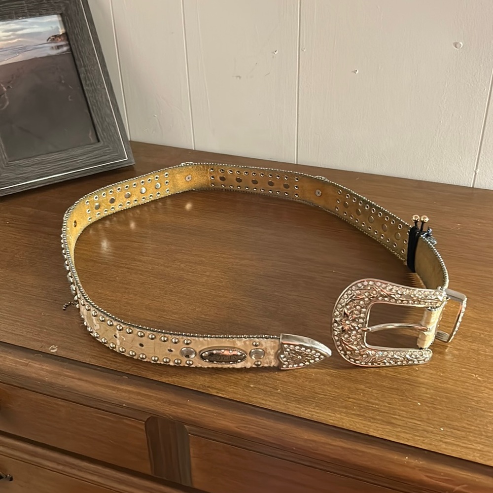 Rhinestone belt